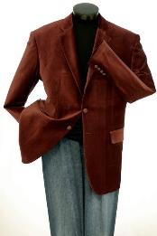  Style#-B6362 Velvet Blazer - Mens Velvet Jacket Cheap Priced Online 2 Button