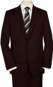  Blazer Coat High-Quality 2 Button Dark Brown Suit Wide Leg 22 Inch