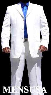  Joun Paul White 3 Buttons Super Cool Men s Suit 