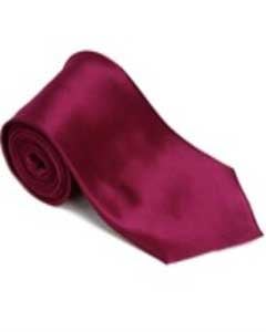  100% Silk Solid 

Necktie With Handkerchief 