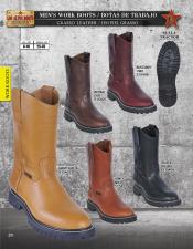  Los Altos Boots Mens Leather Work Boot ~ botines para hombre Industrial