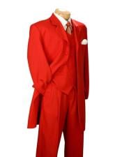  Fashionable Fire Engine Mens Red Suit Mens Zoot Suits $139(Wholesale Price available)