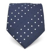  Blue Polka Dot Classic Necktie with