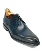 Carrucci Lace Up Style Navy Ombre
