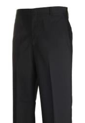 Men's Dress Pants Light Gray Wool without pleat flat front P