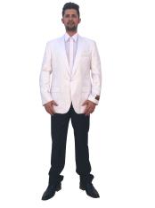  Mens  1 Button Ivory Cheap Priced Designer Fashion Dress Casual Blazer
