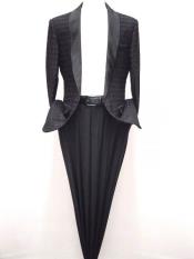  Shiny Woven Designed Shawl Lapel Paisley Sport Coat Blazer Dinner Jacket Tuxedo Black Blazer