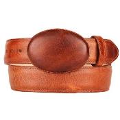  Leather Western Style Belt Honey