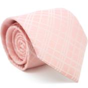  Pink Gentlemans Necktie with Matching Handkerchief