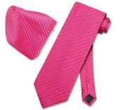  Violet Necktie 

& Handkerchief Matching Neck Tie Set 