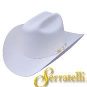  Western Leather Sweatband Tejana Serratelli Hat ~ 10x Beaver Fur Felt Cowboy