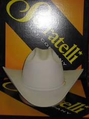  Serratelli Designer 100x El Comandant Platinum 4 Brim Western Cowboy Hat