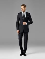  Mens Charcoal best Suit buy one get one suits free Suit -