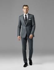  Mens Gray best Suit buy one get one suits free Suit