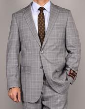  Giorgio Fiorelli Suit Mens Two Buttons Plaid Authentic Giorgio Fiorelli Brand suits