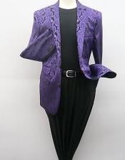  Alberto Nardoni Brand Mens Purple Blazer