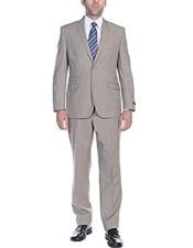  Mens Slim Fit Suit - Fitted Suit - Skinny Suit Mens Tan