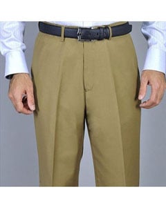  Single Pleat Pants unhemmed unfinished bottom