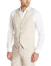  Linen Dress Tuxedo Wedding Vest ~ Waistcoat ~ Waist coat &