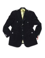  Style#-B6362 Mens Black 3 Buttons Cheap Priced Designer Fashion Dress Casual Blazer