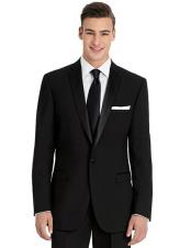  Mens Black best Suit buy one get one suits free slim fit