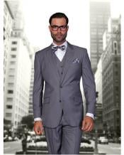  Statement Confidence Mens 2 Button Charcoal Grey Modern Fit Wool Fine Brands