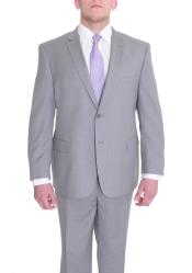  Mix and Match Suits Mens Portly Fit Two Button Fully Lined Solid