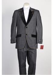 Grey Denim Suit