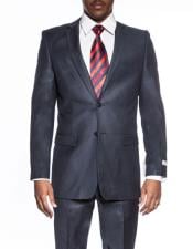  Extra Slim Fit Suit Mens Dark Navy Blue Suit For Men extra