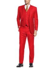  Festive Red 2020 New Formal Style Wedding Prom Best Fashio Suits For Men Online 