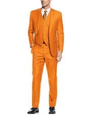 Two-Button-Vents-Orange-Suit