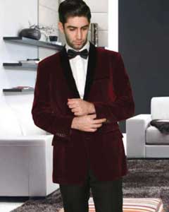  Style#-B6362 Velvet Blazer - Mens Velvet Jacket Mens 2 Button Modern Fit