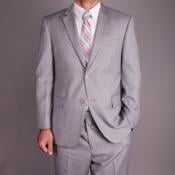  Mens Light Gray Fully lined Notched