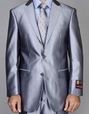  Giorgio Fiorelli Suit Mens Shiny Two Buttons Authentic Giorgio Fiorelli Brand suits