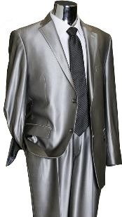 grey sharkskin suit