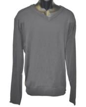  Mens Charcoal V Neck Long Slevee Sweater set Available in Mens Big