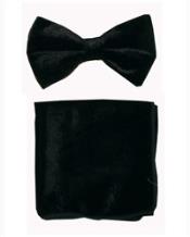 black velvet bow tie