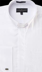  Best Cheap Priced Designer Sale Mens Banded Collar Preacher Round Style Clergy