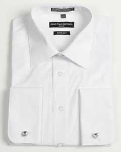  White French Cuff Big & Tall Dress Shirt 