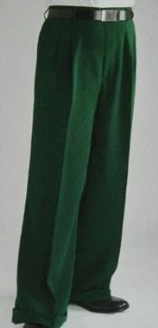 green dress pants