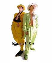  Green Or Mustard/Yellow or Apple Green Fashion Zoot Suit