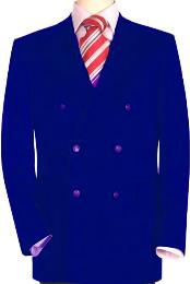 Royal blue suit