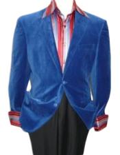  Blue Velvet Cheap Priced Unique Fashion Designer Mens Dress Sale Jacket 