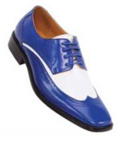 Royal blue dress shoes