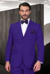  SKU#KA6933 Mens Purple Suit 2 Button $120  