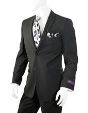  Black Slim Fit Suit Vent Online Discount Fashion Sale Cheap Priced Business Suits Clearance Sale For Men