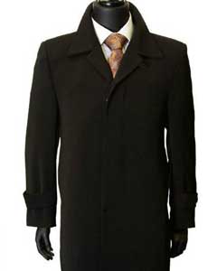 mens black trench coat