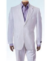 Men's white linen suits