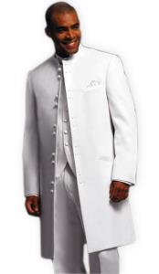 Men's White Modern Dress Fashion suit