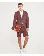  summer business suits with shorts pants set (sport coat Looking) Bornz